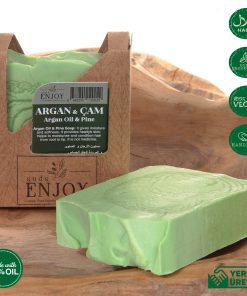 Doğal Argan & Çam El Yapımı Yüz, Saç Ve Vücut Sabunu