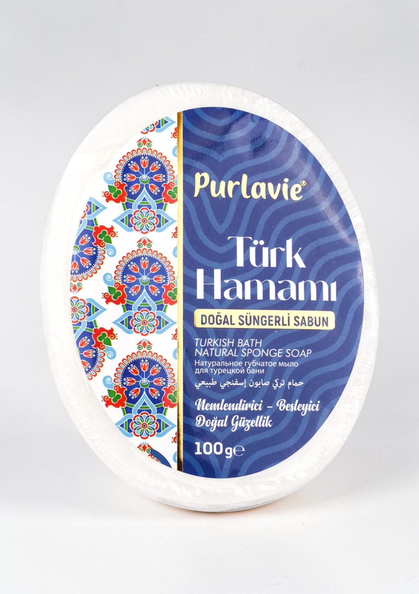 Purlavie Türk Hamamı Doğal Süngerli Sabun 100 gr.