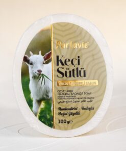 Purlavie Keçi Sütlü Doğal Süngerli Sabun 100 gr.