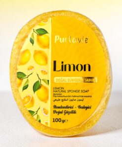 Purlavie Limon Doğal Süngerli Sabun 100 gr.