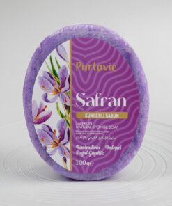 Purlavie Safran Doğal Süngerli Sabun 100 gr.