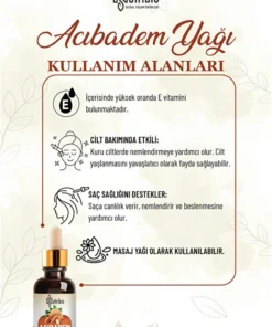Alternative view of Nutribio Acıbadem Yağı %100 Saf 20 ml