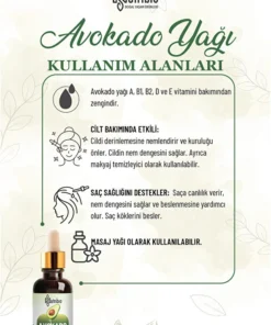 Alternative view of Nutribio Avokado Yağı %100 Saf 20 ml