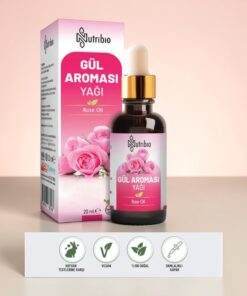 Nutribio Gül Aroması Yağı %100 Saf 20 ml
