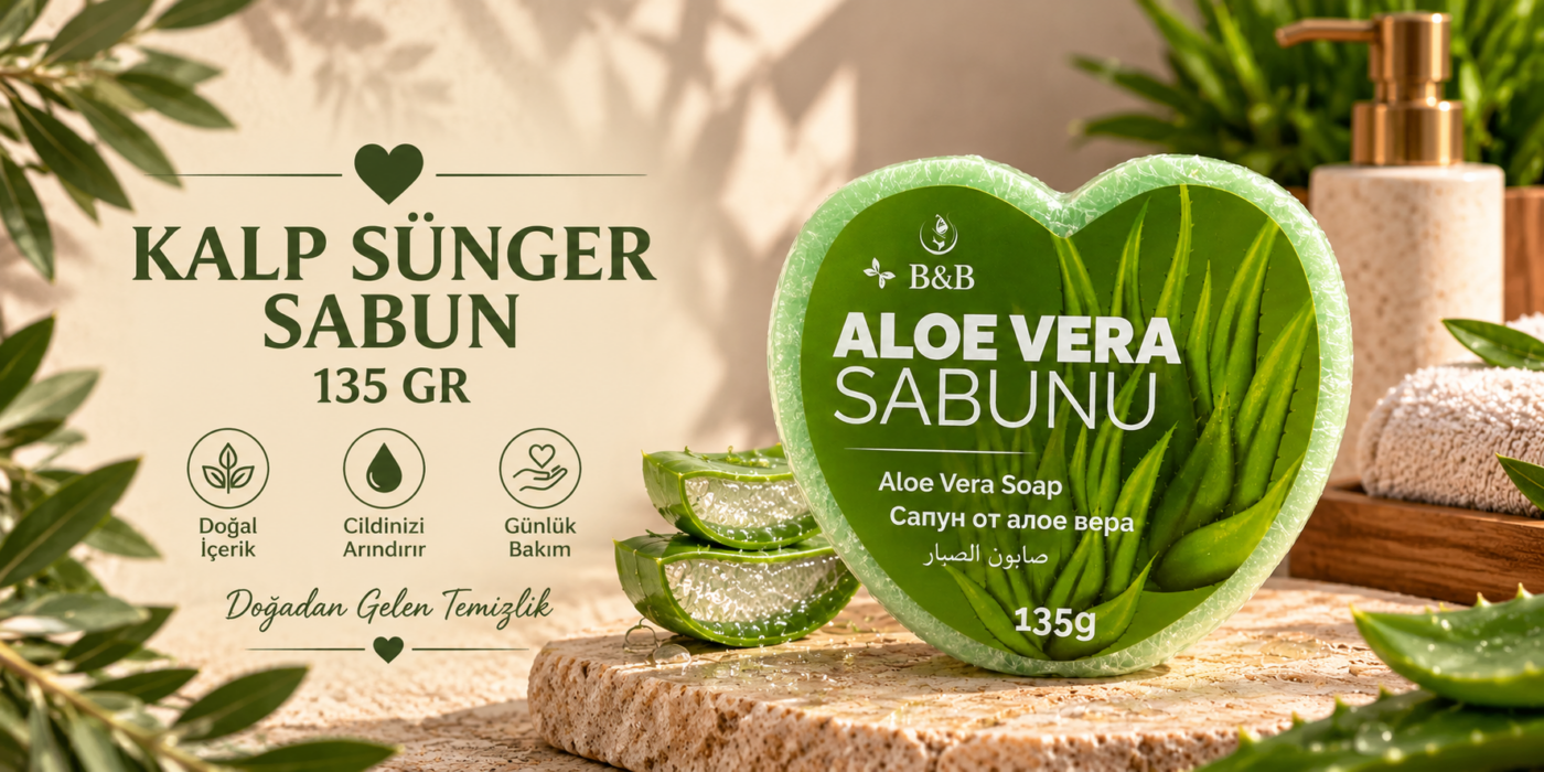 Kalp Sünger Sabun